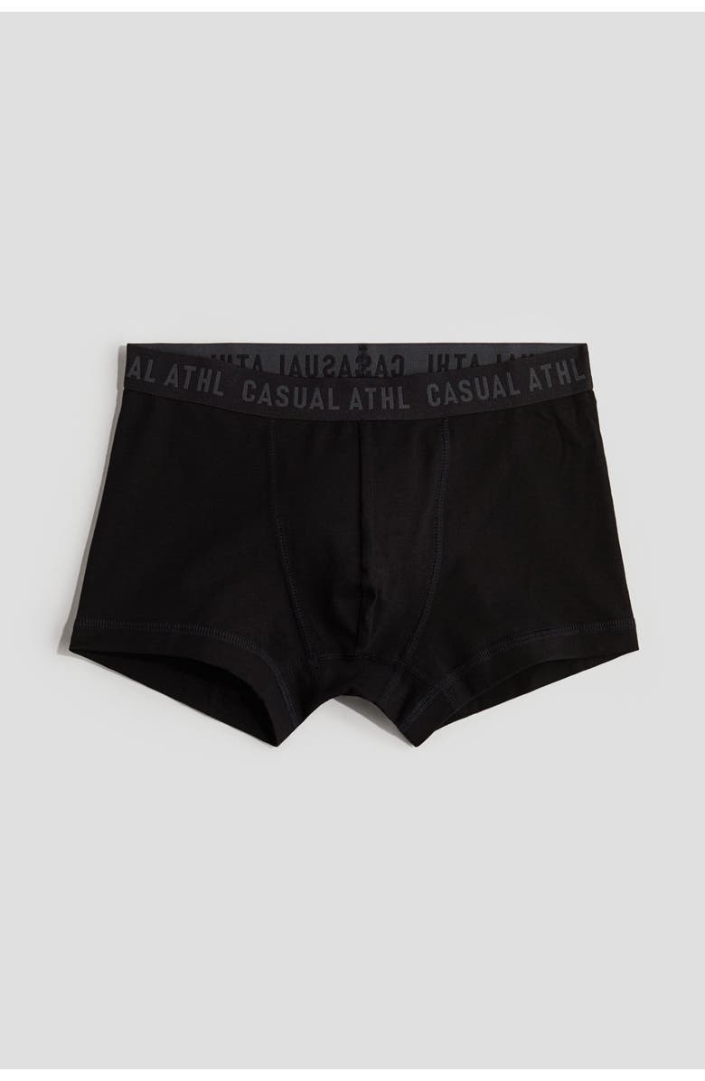 H&M 5-pack Trunks, Alternate, color, Black/Casual