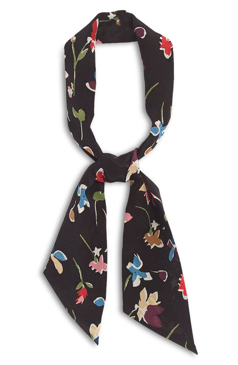 Madewell Silk Skinny Bandana, Alternate, color,