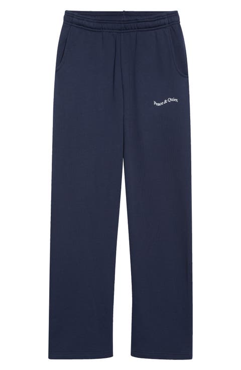 Stencil Cotton Fleece Sweatpants