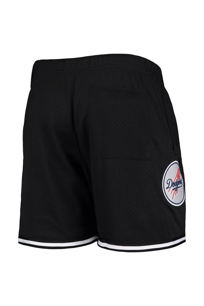 Men's Pro Standard Black Los Angeles Dodgers 2020 World Series Mesh Shorts, Alternate, color, Black