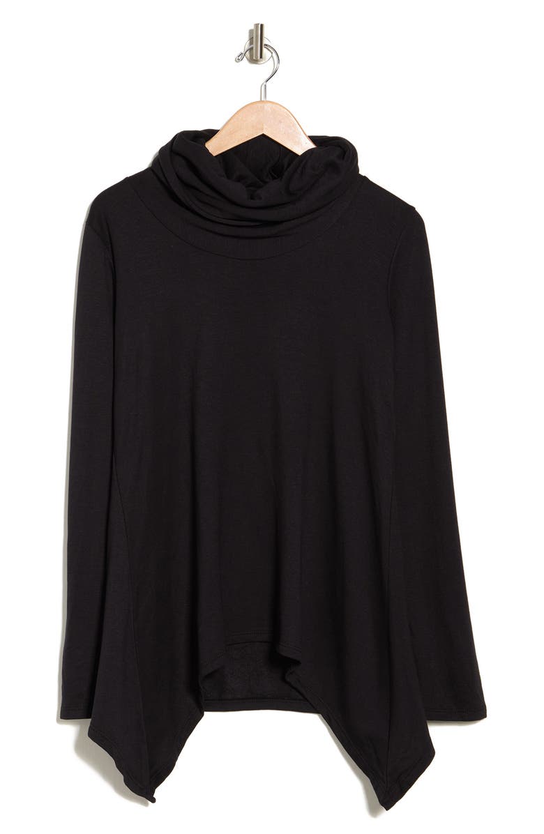 GO COUTURE Swing Hem Cowl Neck Sweater, Alternate, color, 