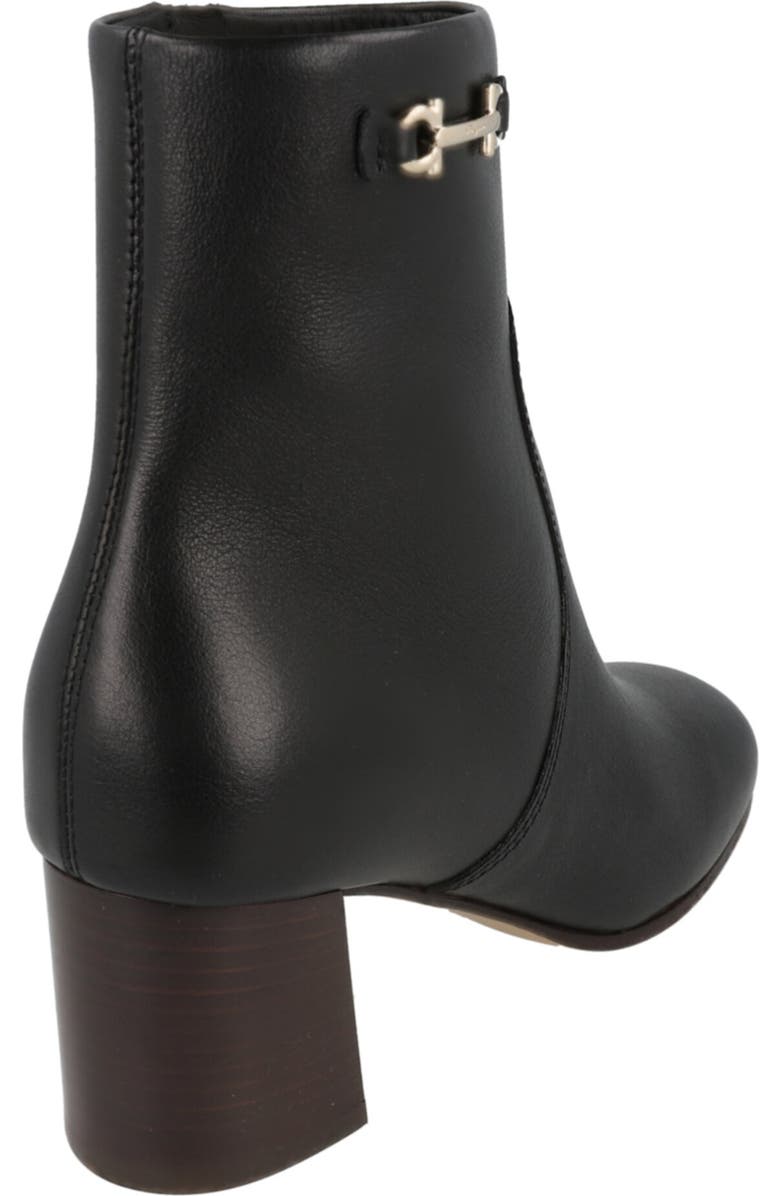 FERRAGAMO Oreste Leather Bootie, Alternate, color, Black Black