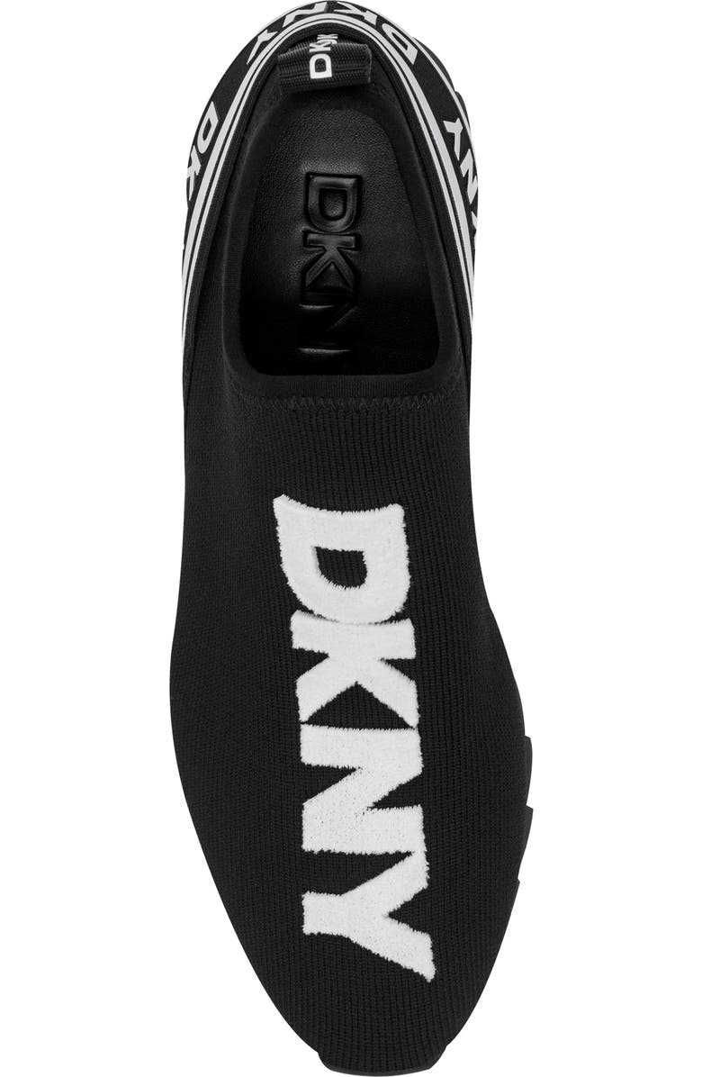 DKNY Abbi Knit Sneaker, Alternate, color, Black