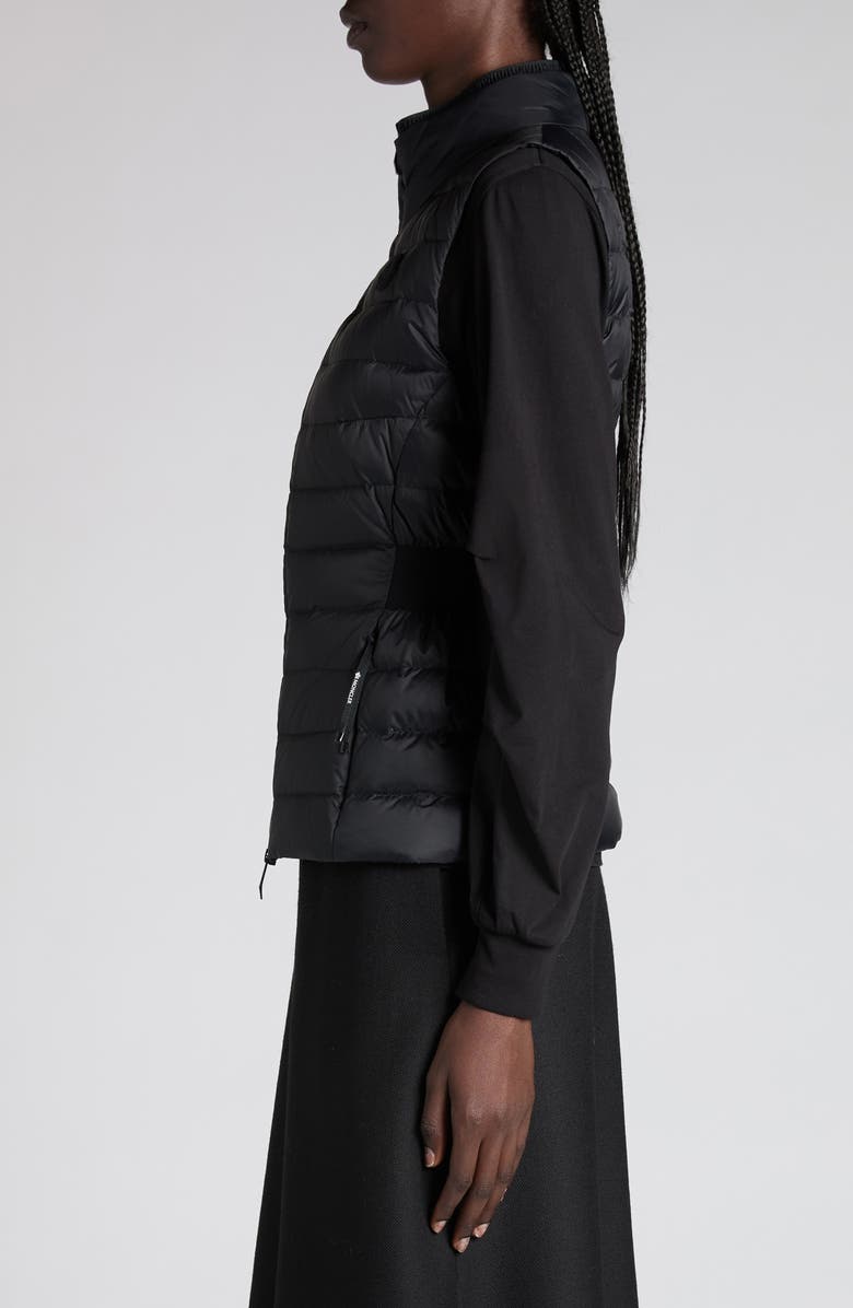 Moncler Valmarie Down Puffer Vest, Alternate, color, Black