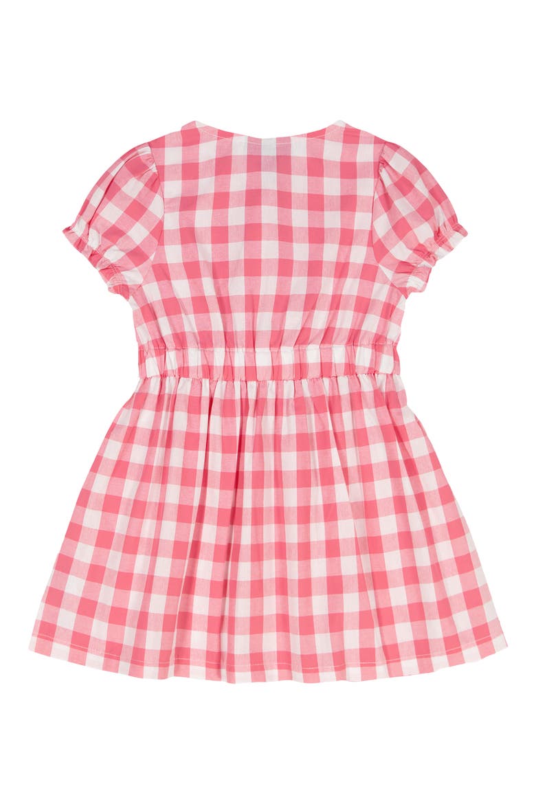 Kids' Gingham Print Dress, Alternate, color, PINK
