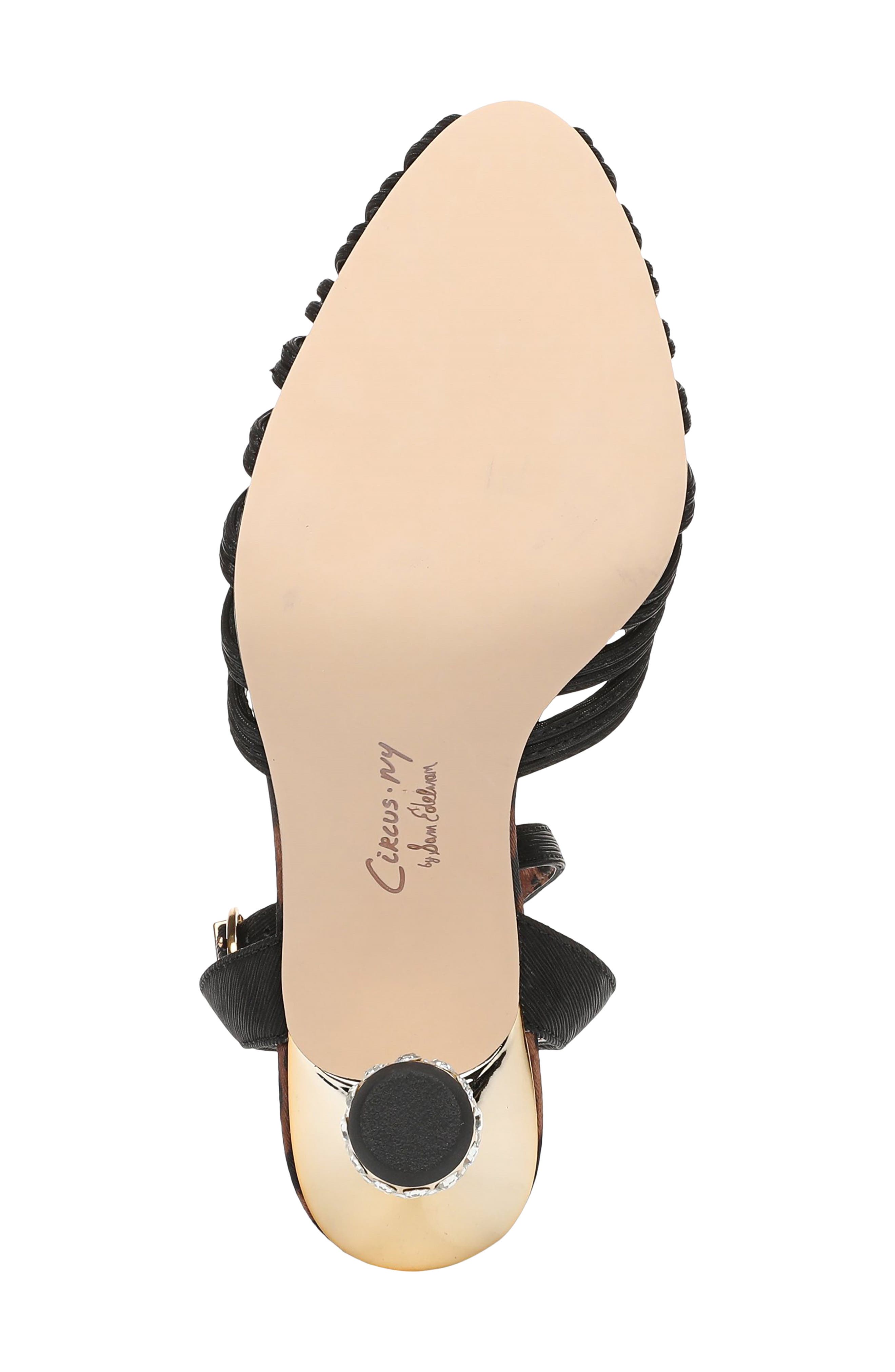 Circus NY by Sam Edelman Giana Ankle Strap Pump, Alternate, color, Black