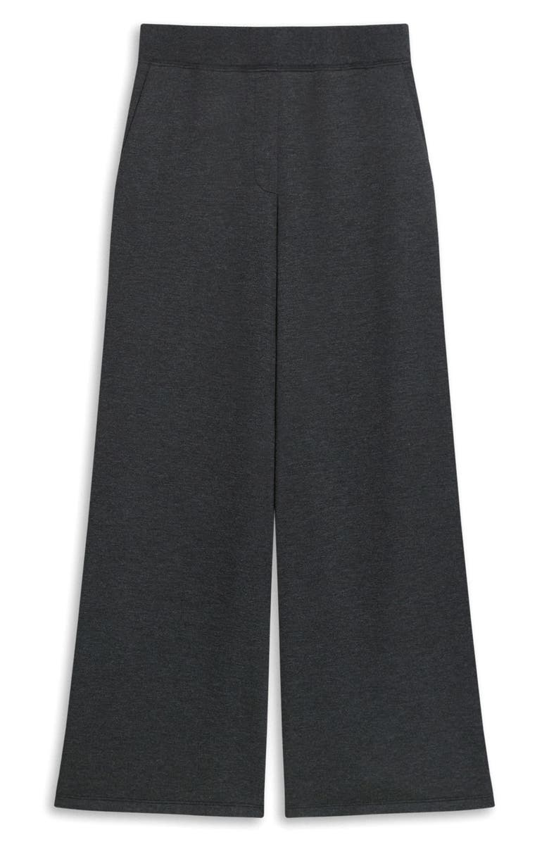 Theory Wide Leg Pants, Alternate, color, Charcoal Melange