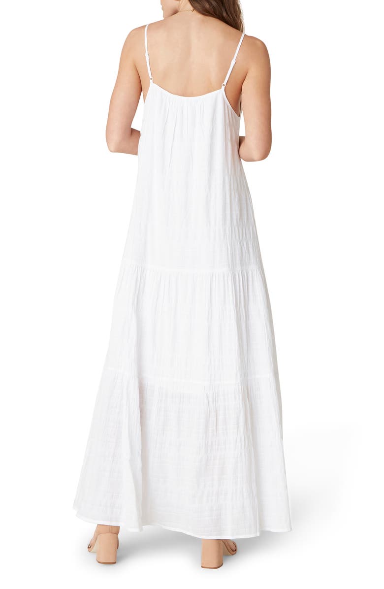 BB Dakota by Steve Madden Tiered Voile Maxi Dress, Alternate, color, 
