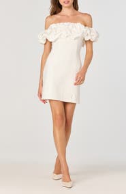 ASTR the Label Off-the-Shoulder Minidress