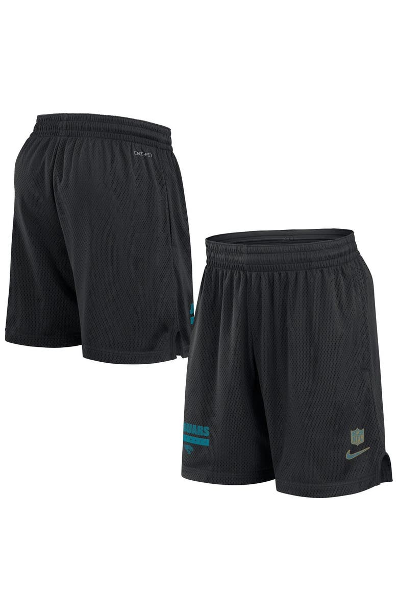 Nike Men's Nike Black Jacksonville Jaguars 2024 Sideline Performance Mesh Shorts, Alternate, color, Black