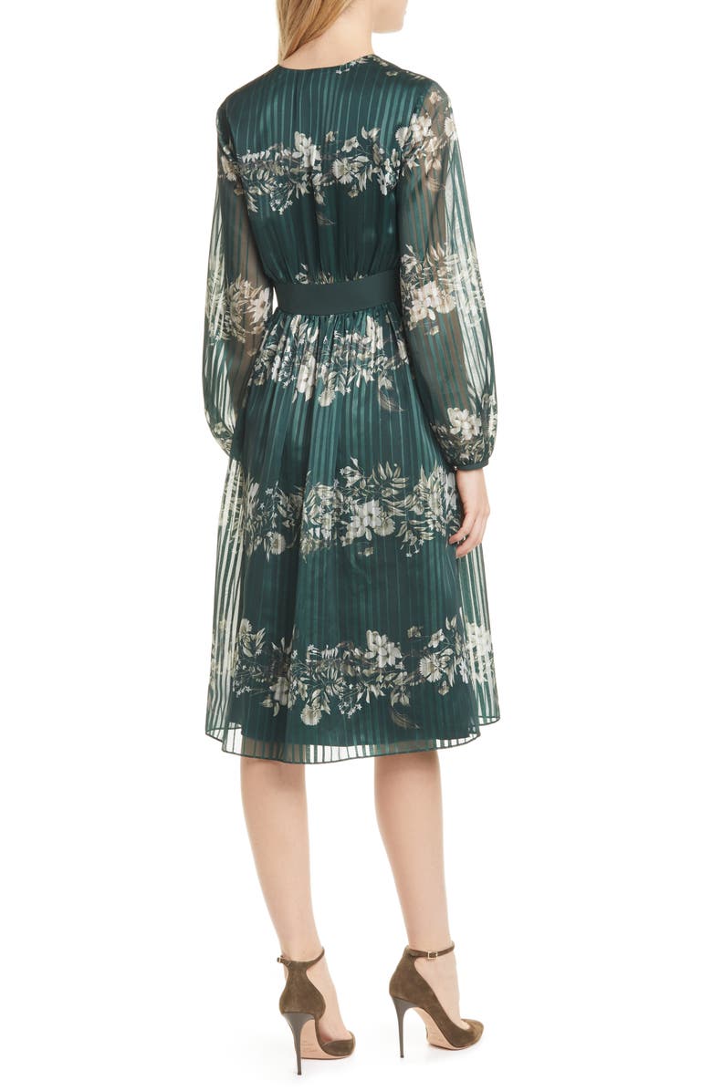 Ted Baker London Delyla Meadow Sweep Long Sleeve Dress, Alternate, color,