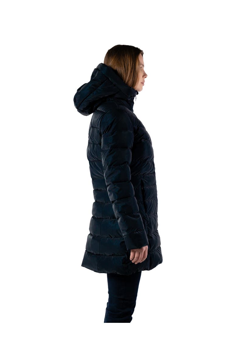 Women's Long Robin Medium Weight Coat EXTRA LONG SLEEVES!, Alternate, color, BLUE DIAMOND