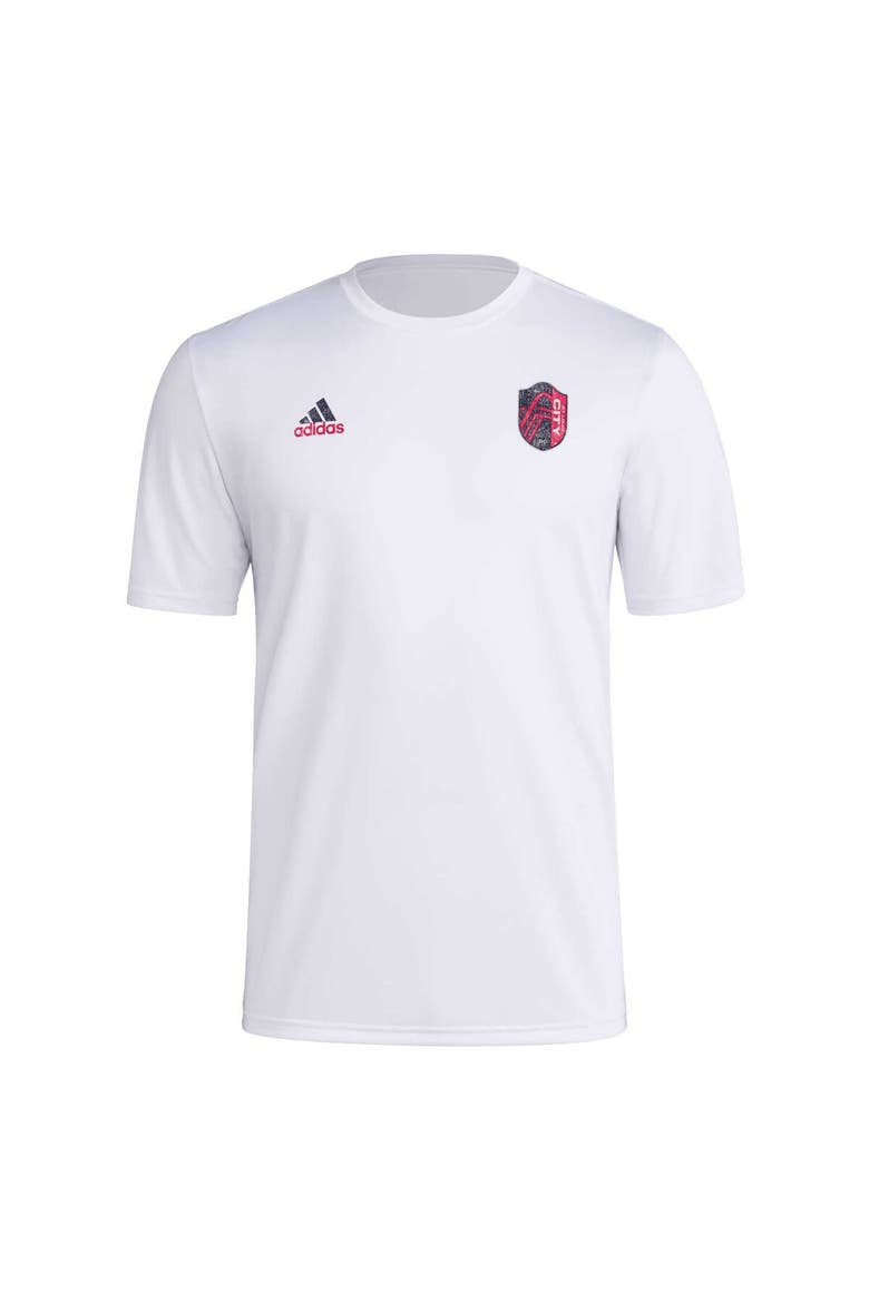 Men's adidas White St. Louis City SC AEROREADY Local Stoic T-Shirt, Alternate, color, White