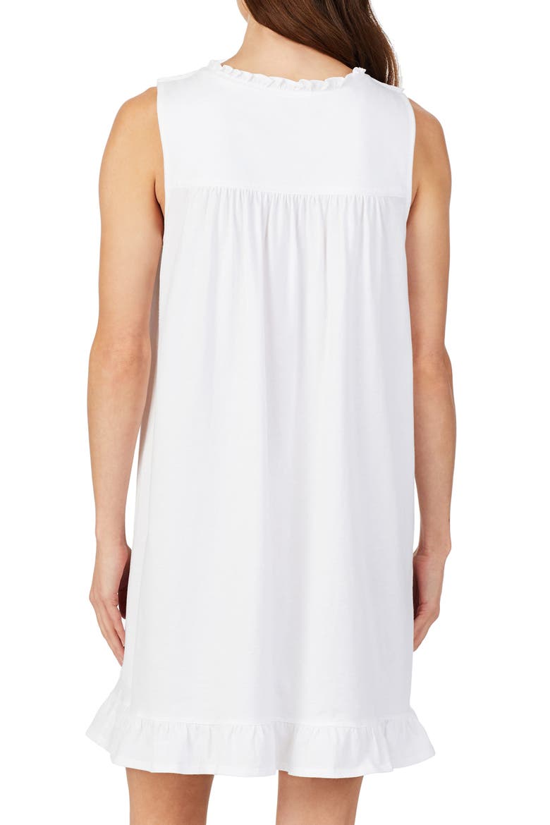 Organic Cotton Maternity/Nursing Chemise, Baby Romper, Baby Hat & Swaddle Gift Set, Alternate, color, SOLID NATURAL WHITE W/ ECRU