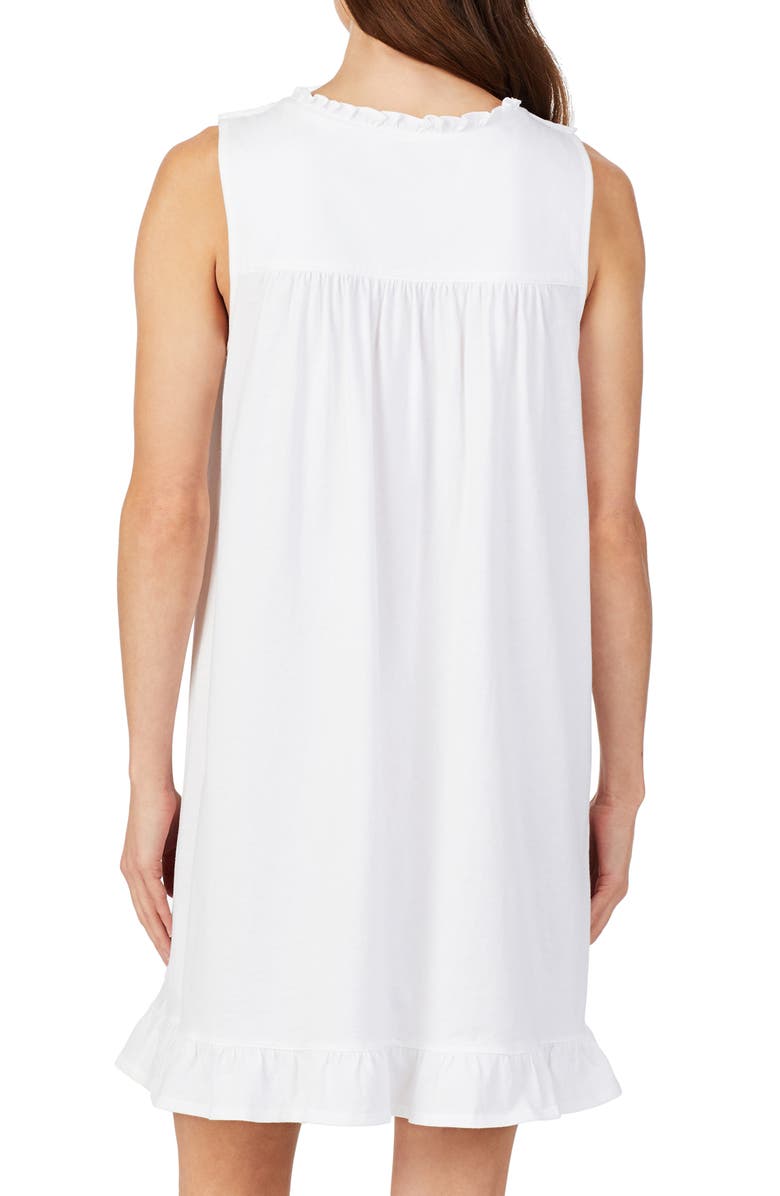 Eileen West Organic Cotton Maternity/Nursing Chemise, Baby Romper, Baby Hat & Swaddle Gift Set, Alternate, color,