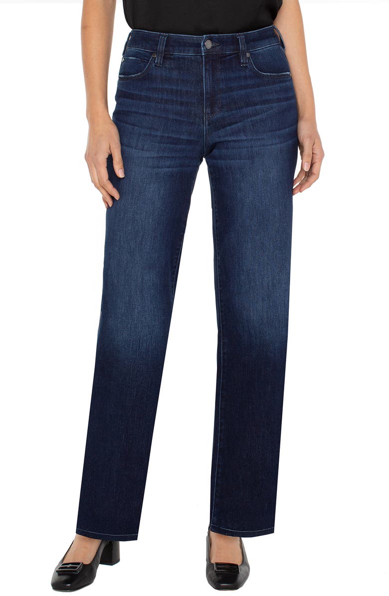 Liverpool Los Angeles Kennedy High Waist Straight Leg Jeans, Main, color, Upland