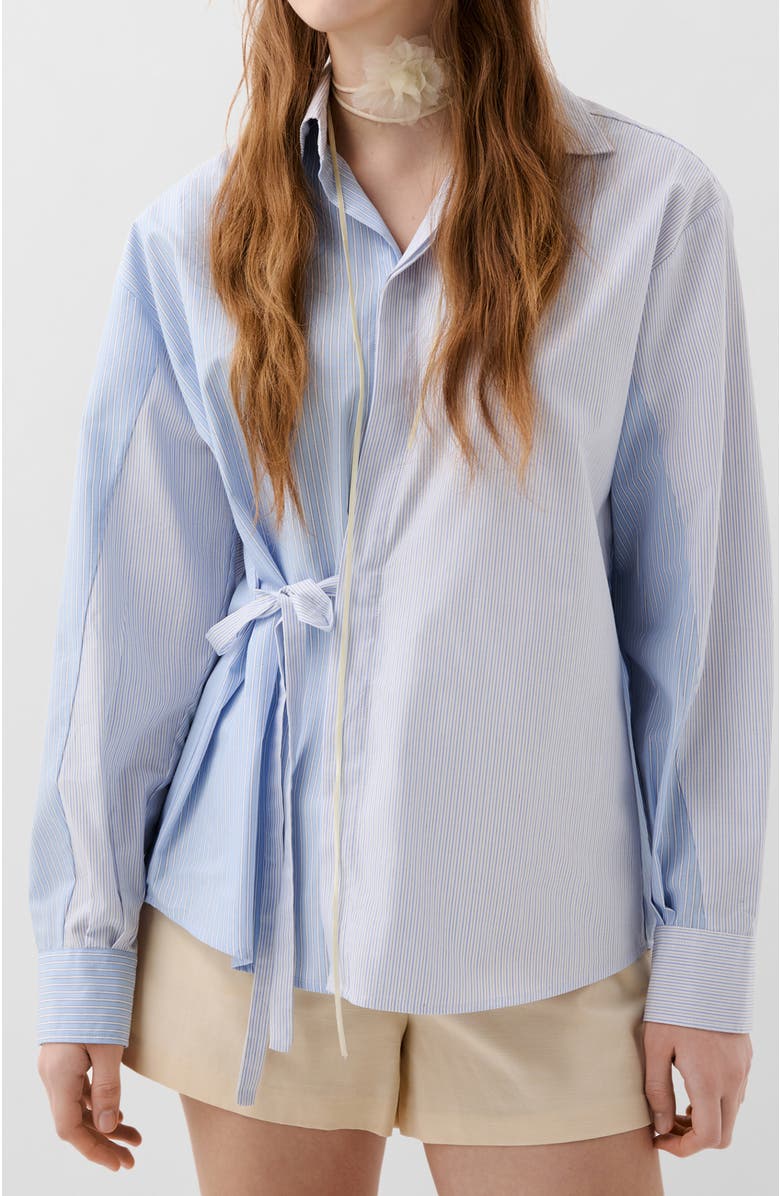 Scalpers Multicross Shirt, Main, color, Bluestripes