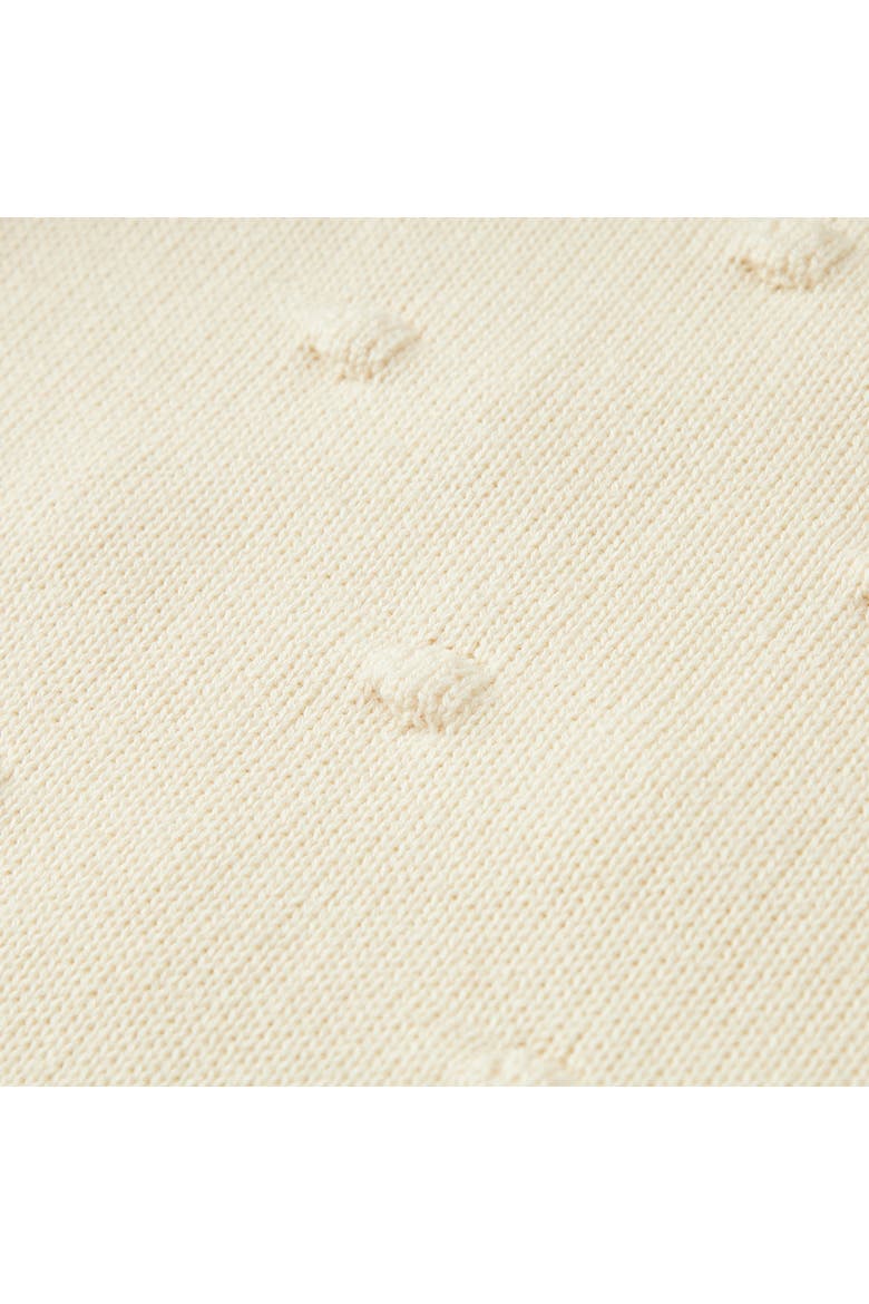 Knit Popcorn Sweater, Alternate, color, Snow