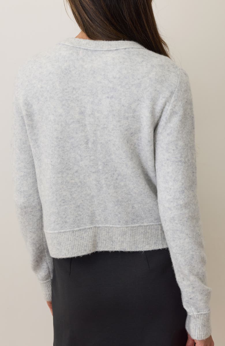 Marine Layer Sausalito Merino Wool Blend Cardigan, Alternate, color, Mist