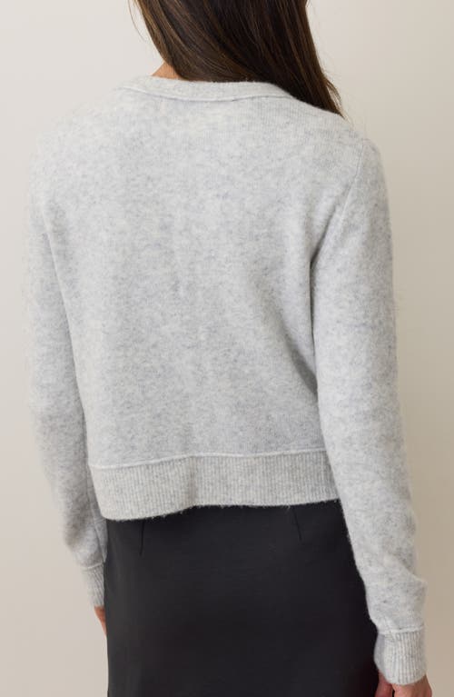 Marine Layer Sausalito Merino Wool Blend Cardigan In Gray
