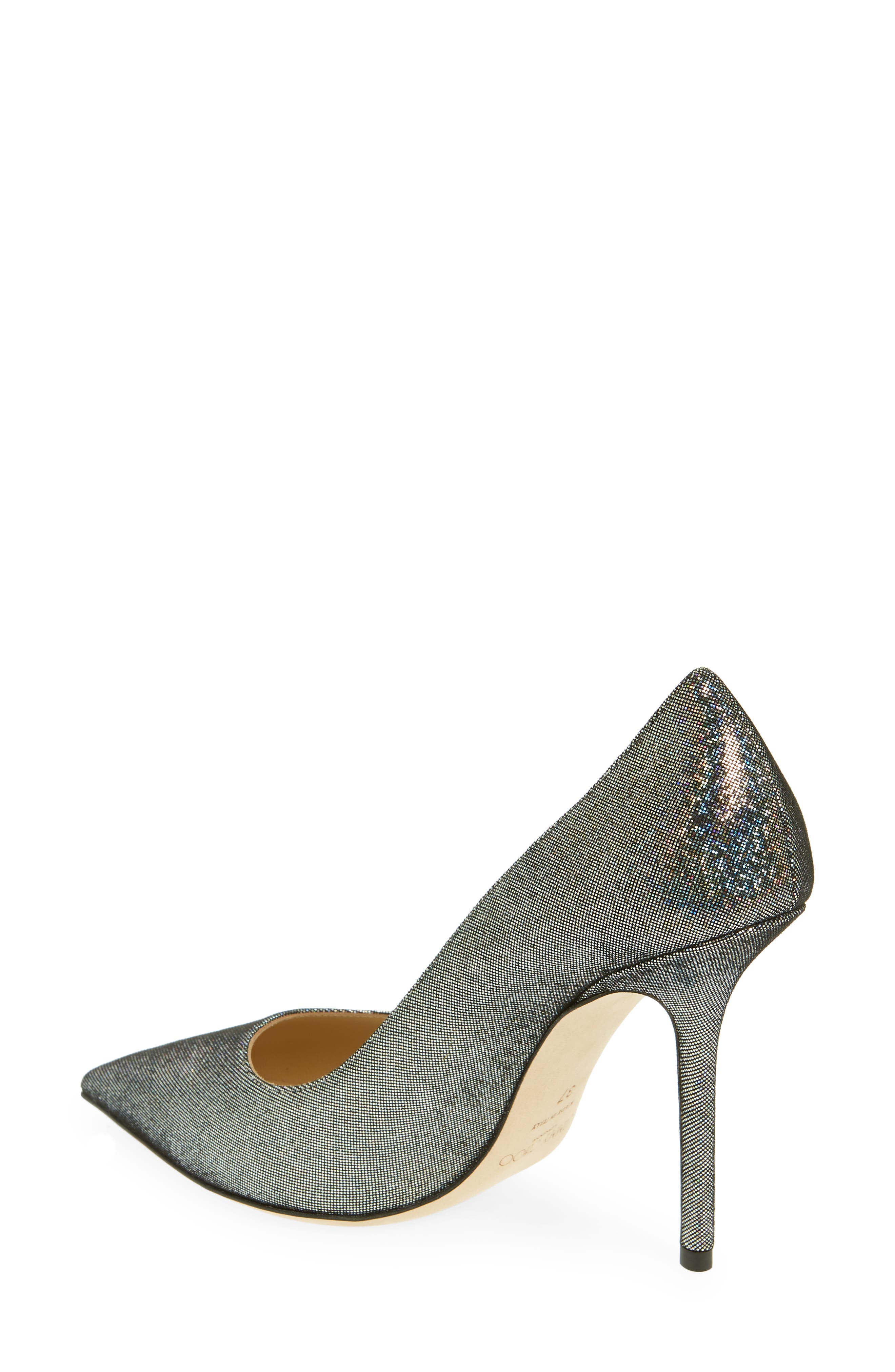Jimmy Choo Love Disco Glitter Pointed Toe Pump, Alternate, color, 