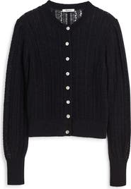 Madewell Pointelle Stitch Alpaca Blend Cardigan