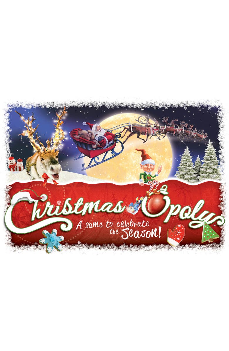 Late for the Sky Christmasopoly Board Game, Alternate, color, Multicolored