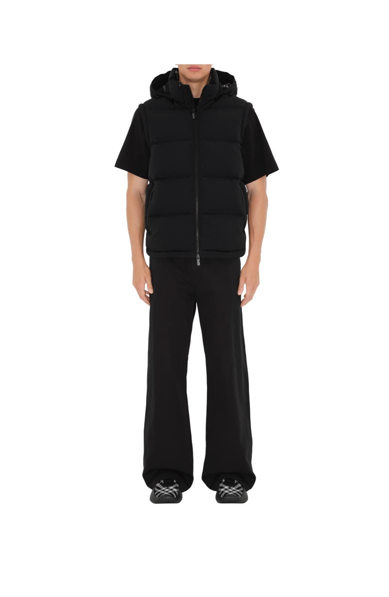 Burberry Detachable Sleeve Nylon Puffer Jacket, Alternate, color, 