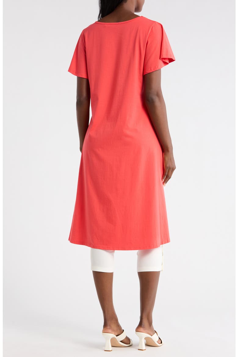 High Low Tunic, Alternate, color, CORAL