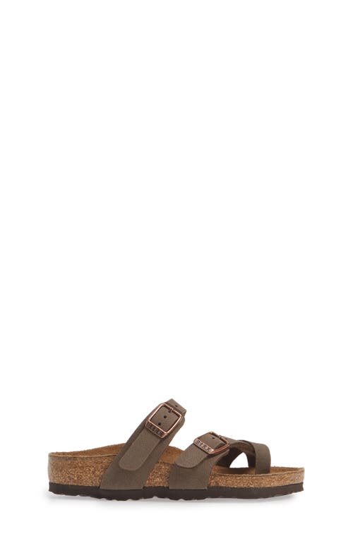 Birkenstock Kids' Mayari Birko-flor Slide Sandal In Brown