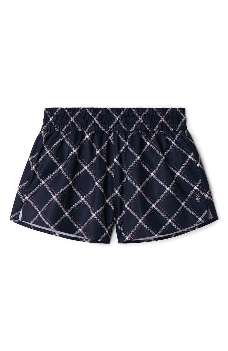 Rhone Mirage Windowpane Plaid UPF 50+ Shorts, Alternate, color, 