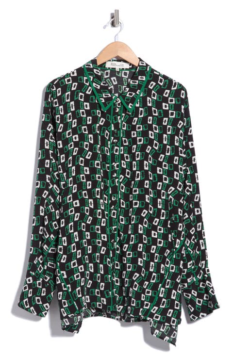 Alona Print Long Sleeve Shirt