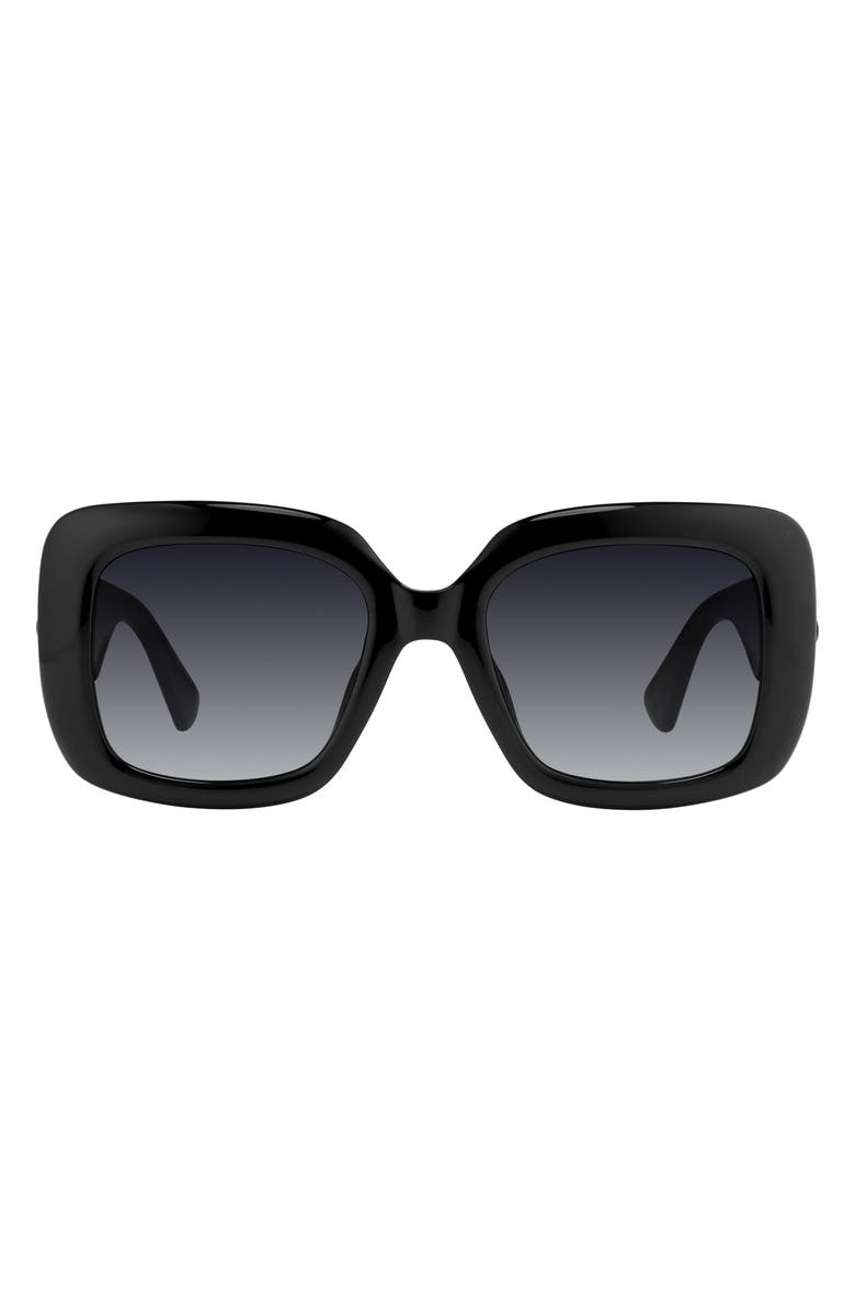Kurt Geiger London 55mm Sunglasses, Main, color, Black/ Dark Grey Sf