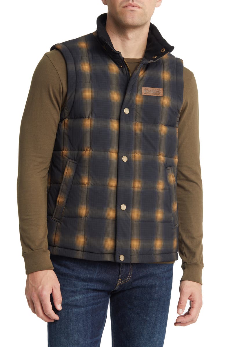 Pendleton Cody Plaid Quilted Vest, Alternate, color, 