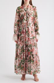 KOBI HALPERIN Payne Long Sleeve Maxi Dress
