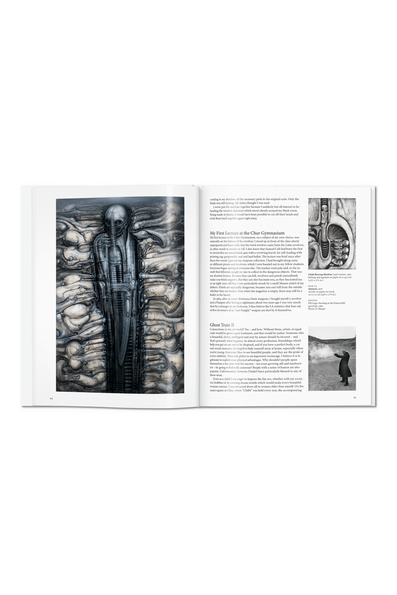 Giger Book, Alternate, color, White