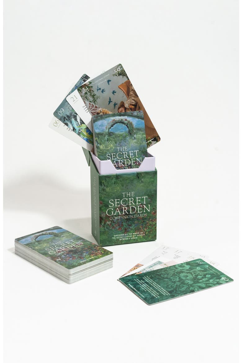 The Secret Garden Companion Cards, Alternate, color, Green