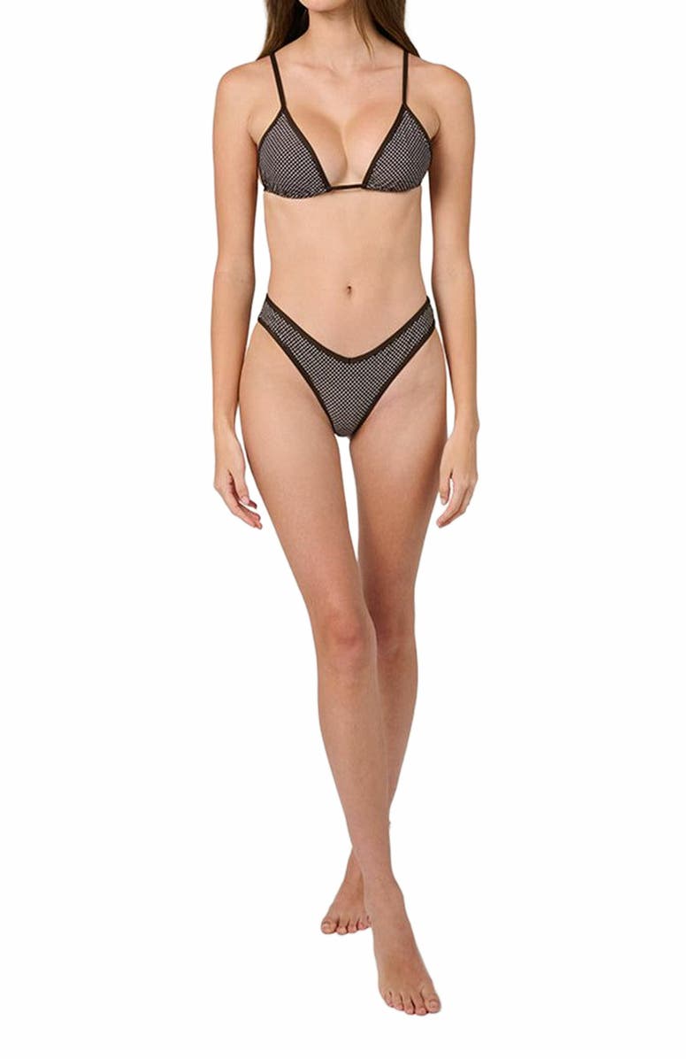 WeWoreWhat Delilah Bottom, Alternate, color, Mahogany