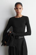 COS Cotton Long-Sleeved Top