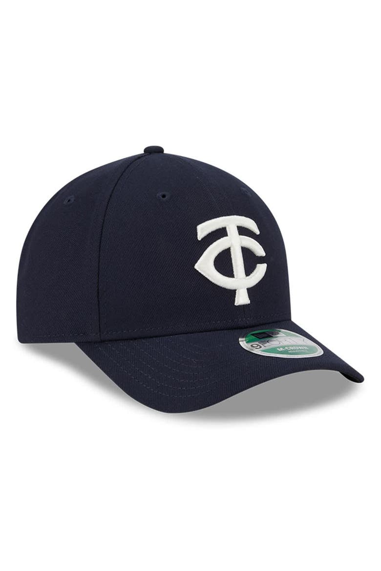 Men's New Era  Navy Minnesota Twins Player Replica 9FORTY Adjustable Hat, Alternate, color, Navy
