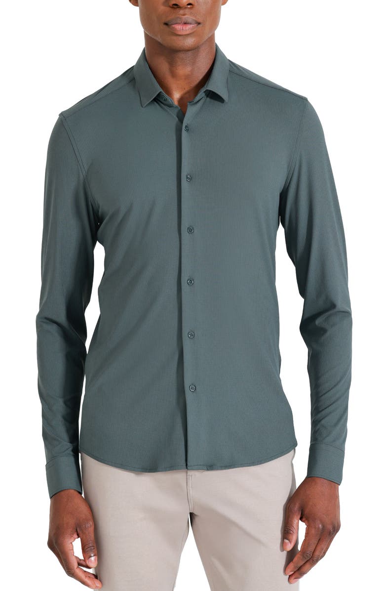 URBAN PERFORMANCE New Bold Ripstop Recicle-Tech Shirt, Main, color, Green