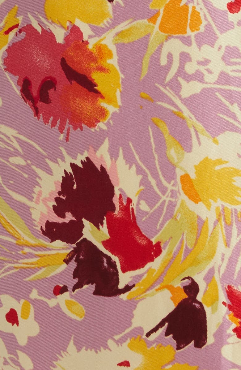 Cinq à Sept Olivia Tossed Floral Cowl Neck Dress, Alternate, color,