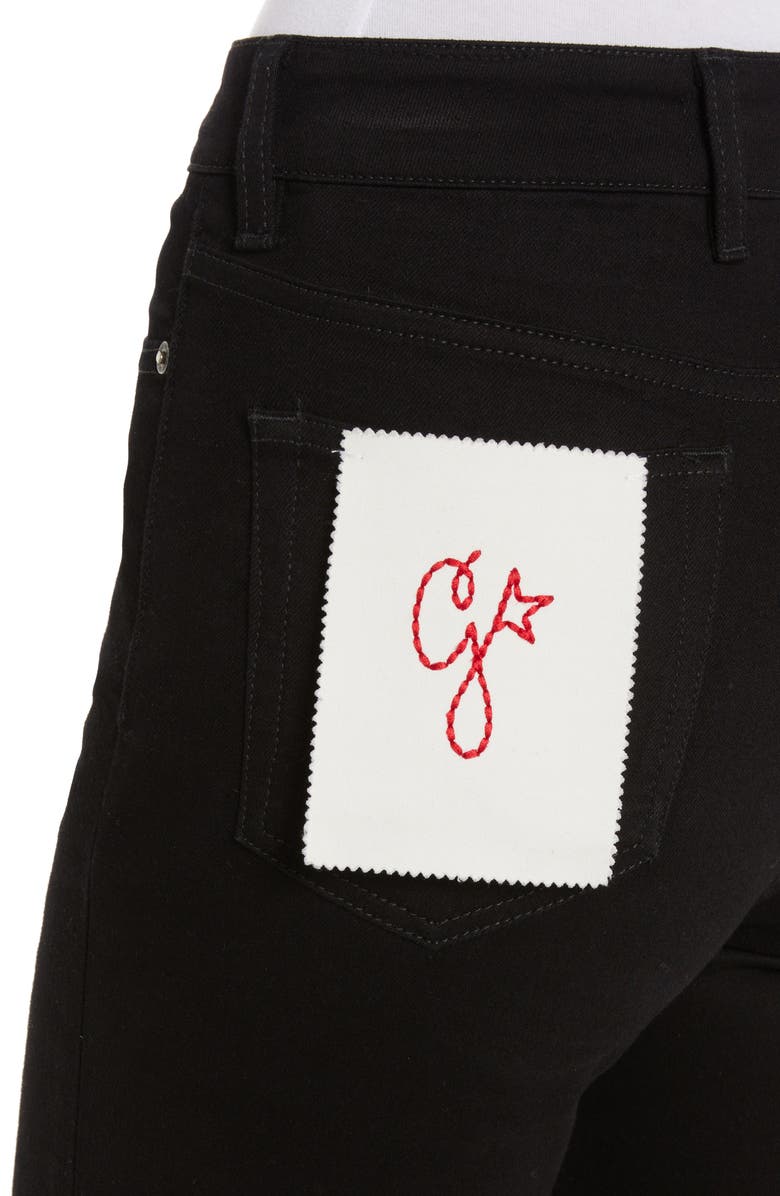 Golden Goose Stretch Cotton Skinny Jeans, Alternate, color, 