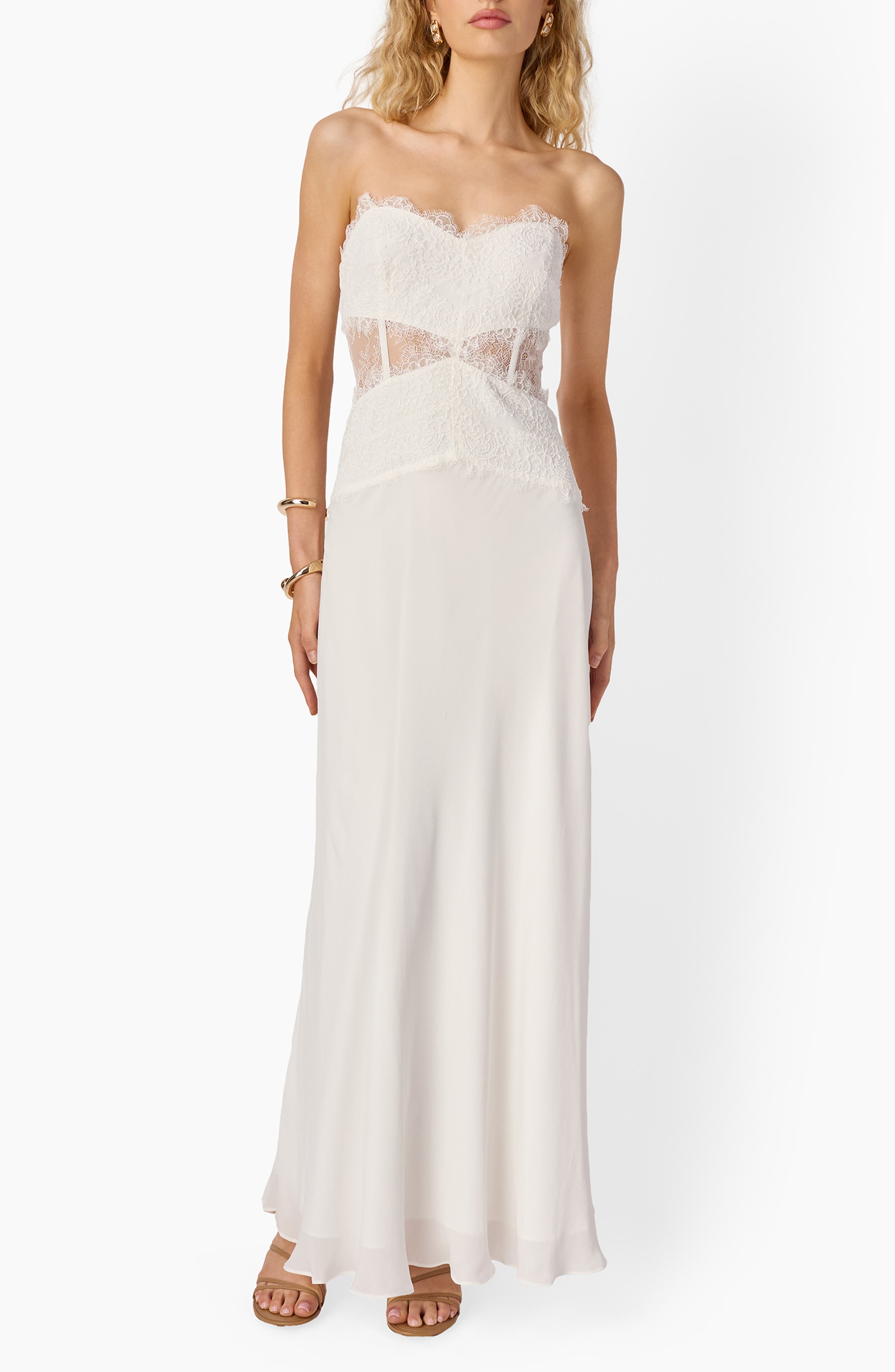 Lucienne Strapless Gown - image 3