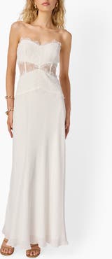 CAMI NYC Lucienne Strapless Gown
