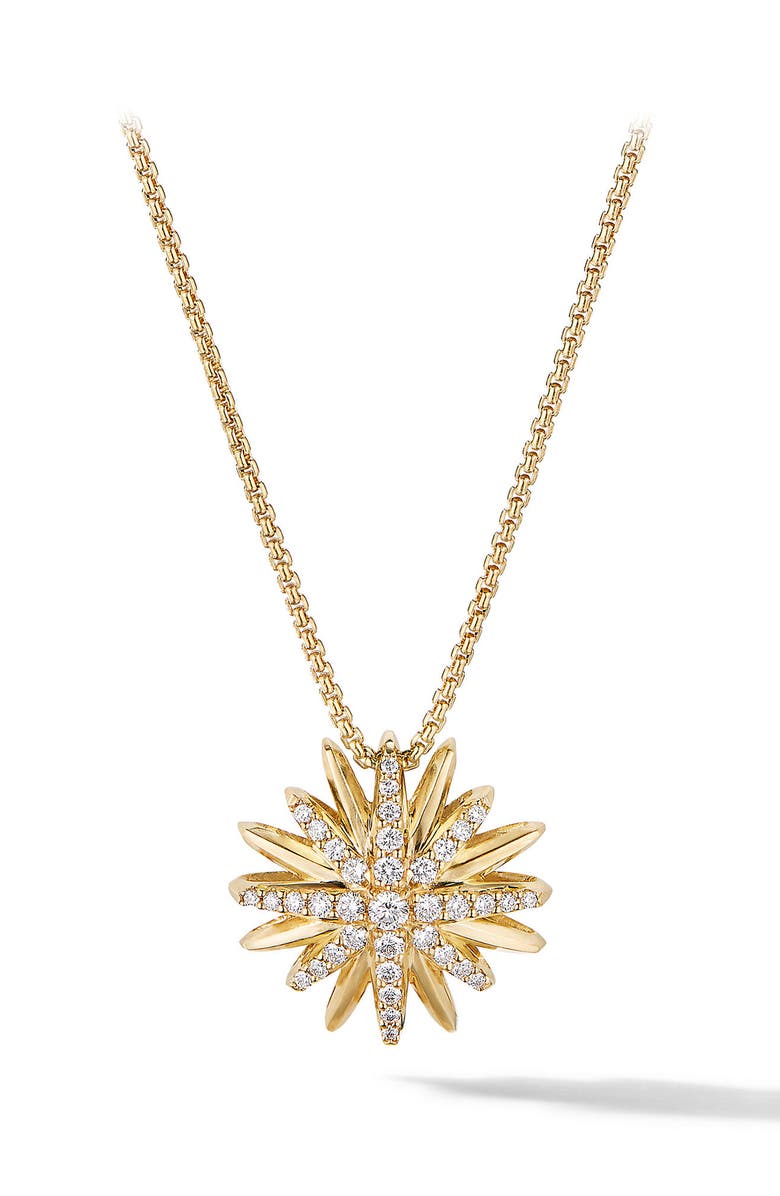 David Yurman Starburst Pendant Necklace, Main, color,