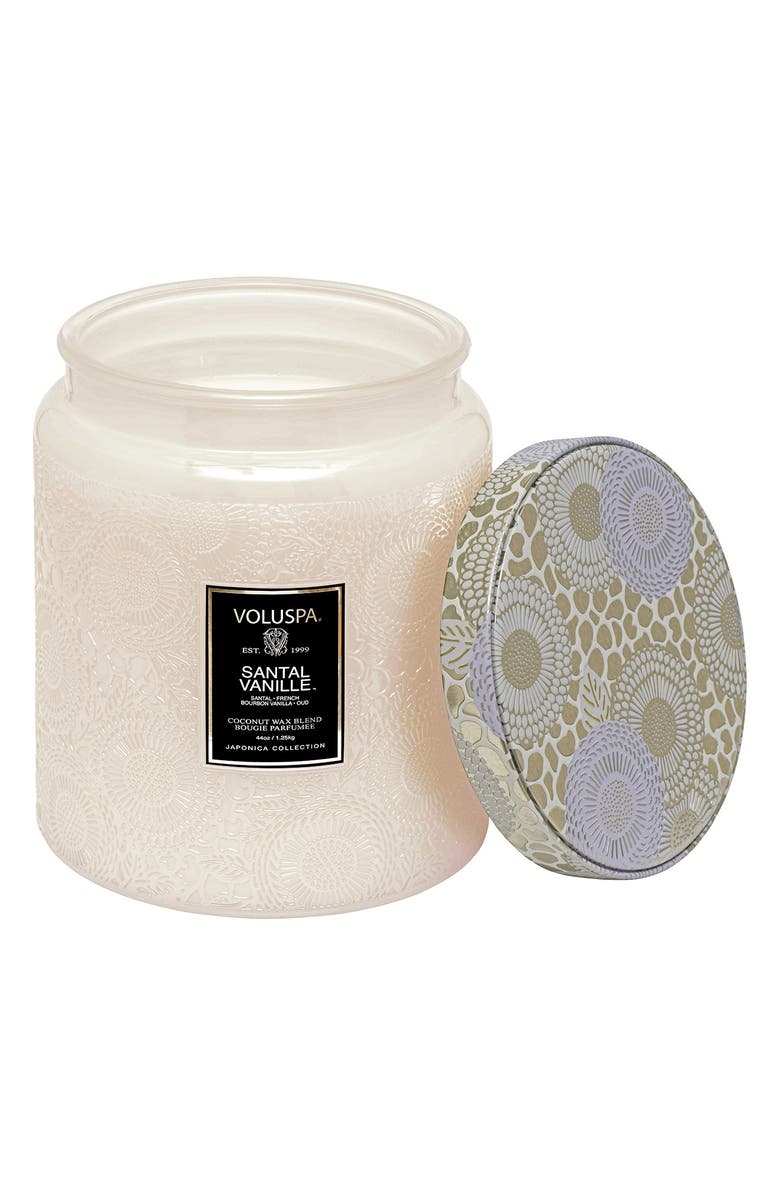 Voluspa Santal Vanille Luxe Jar Candle, Alternate, color,