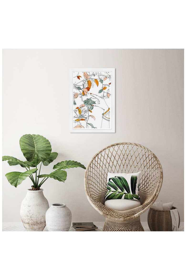 Summer Print Wall Art, Alternate, color, WHITE