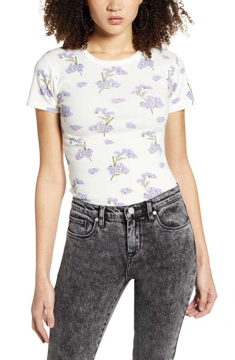 BDG Urban Outfitters Floral Tee, Main, color, 