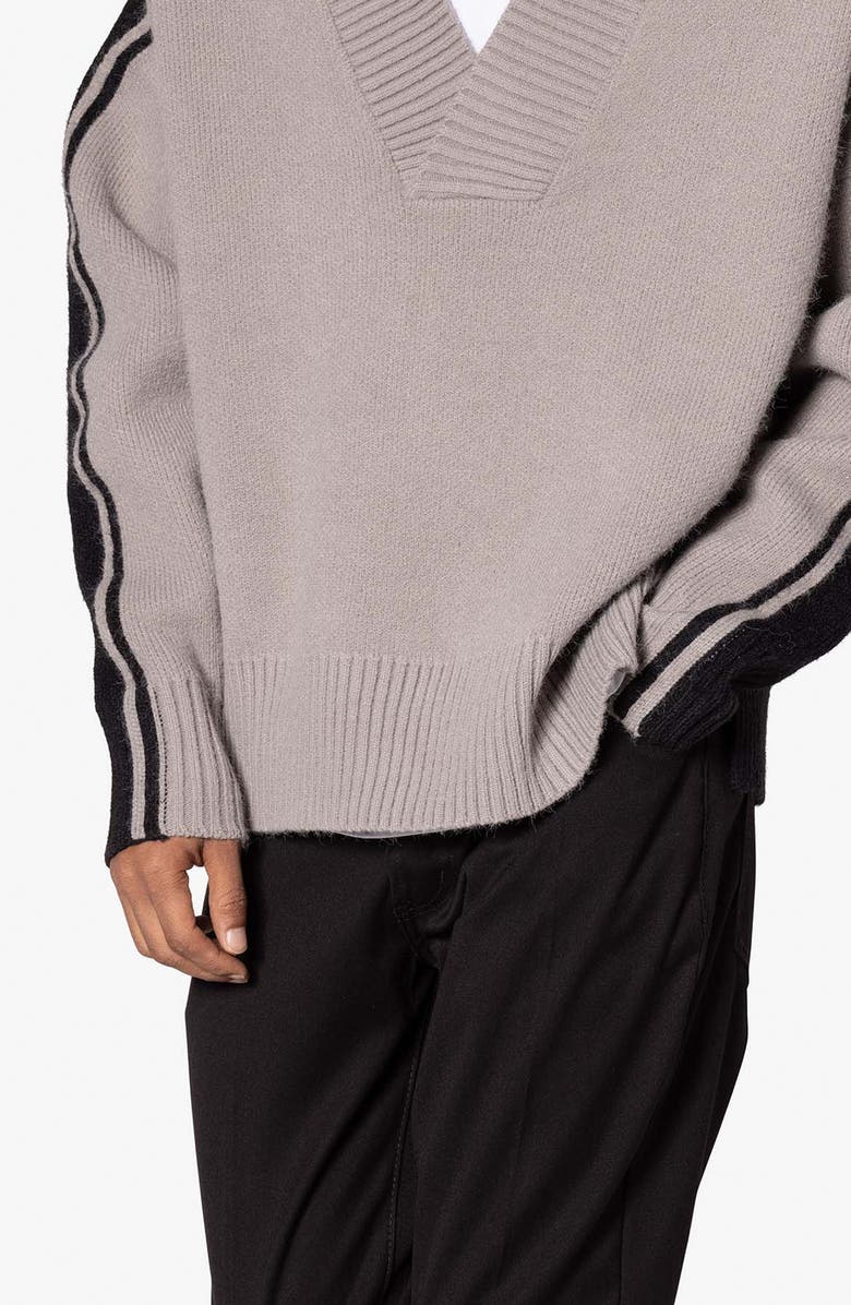 mnml University Sweater, Alternate, color, Black/ Grey